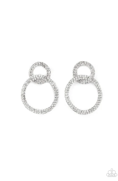 Intensely Icy White Earrings