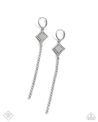 Soft-Hearted Sentiment White Earrings