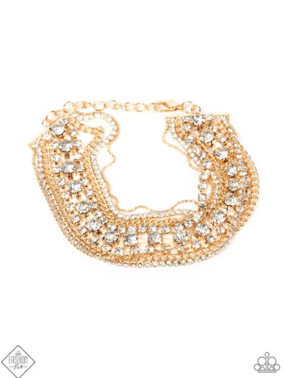 Interstellar Interlude Gold Bracelet