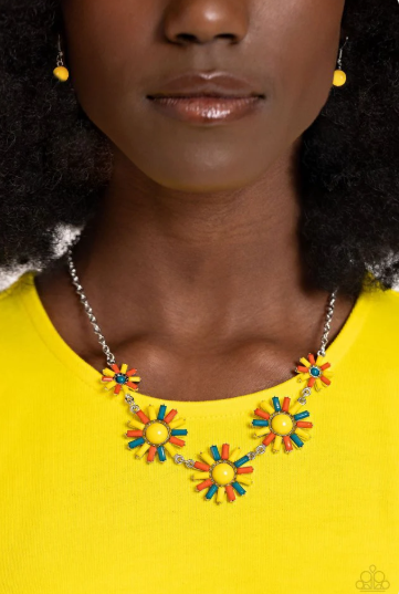 Sun and Fancy Free Yellow Necklace