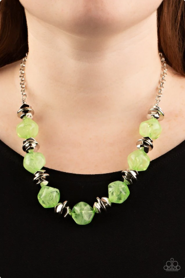 Island Ice Green Necklace