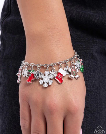 Christmas Cascade Multi Bracelet