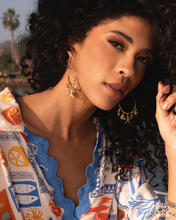 Coastal Conversation Gold Earrings