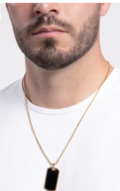 ADMIRABLE ALIGNMENT GOLD NECKLACE