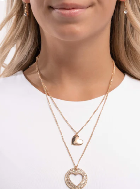 MATCHMAKER MURAL GOLD NECKLACE