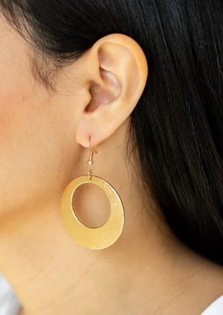 Outer Plains Gold Earring