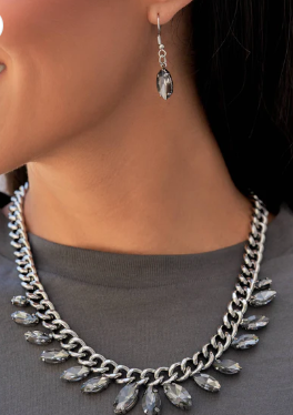 Elegant Exception Silver Necklace