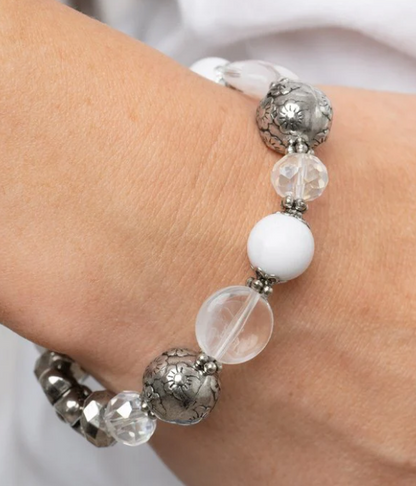 Pretty Persuasion White  Bracelet