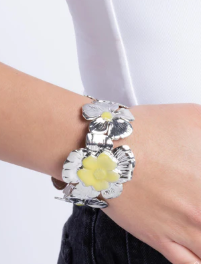 Floral Foundation Yellow Bracelet