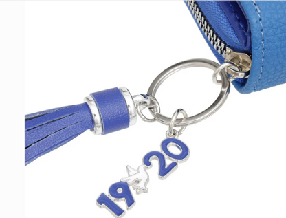 Zeta Phi Beta Sorority Paraphernalia Women's Keychain Zipper Wallet