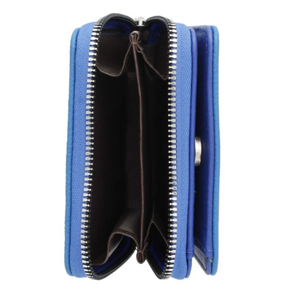 Zeta Phi Beta Sorority Paraphernalia Women's Keychain Zipper Wallet