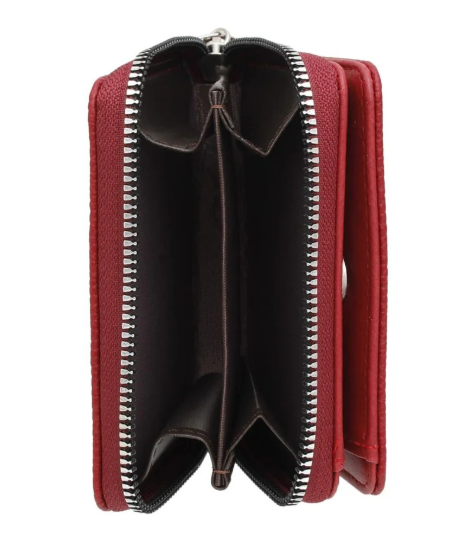 Delta Sigma Theta Sorority Paraphernalia Women's Keychain Zipper Wallet