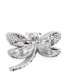 Divine Dragonfly Green Brooch
