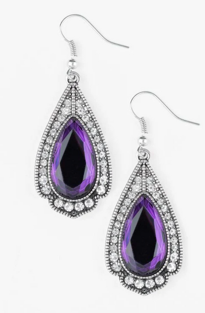 Superstar Stardom Purple Earring