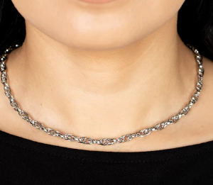 Urban Underdog Silver Choker