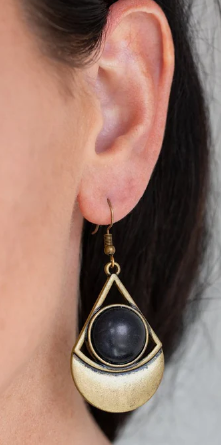 Sonoran Sailing Brass Earring