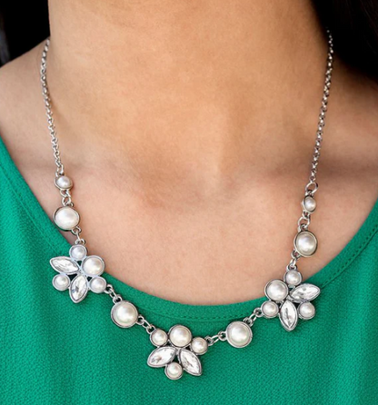 Royally Ever After White Necklace