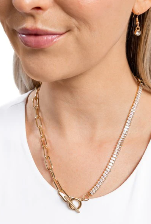 Mismatched Monarchy Gold Necklace