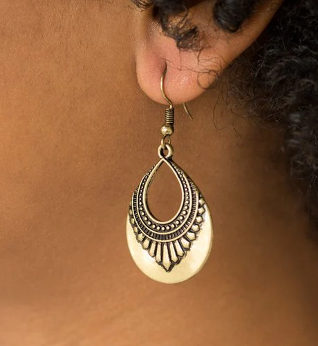 Totally Terrestrial Earring Brass
