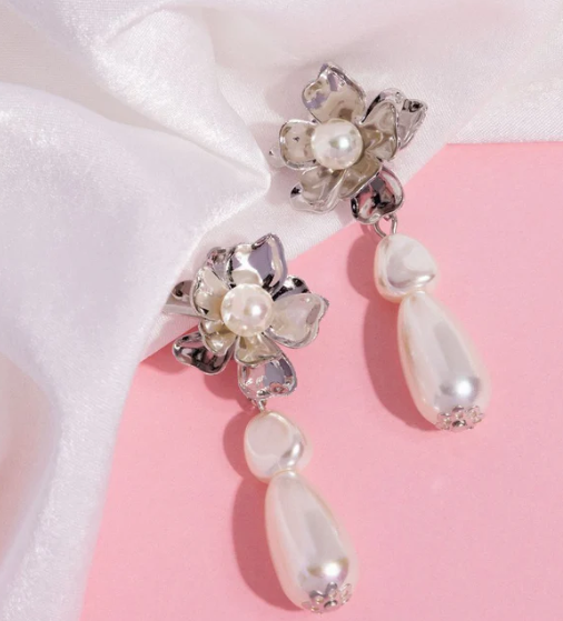 Esteemed Elite White Clip On Earring