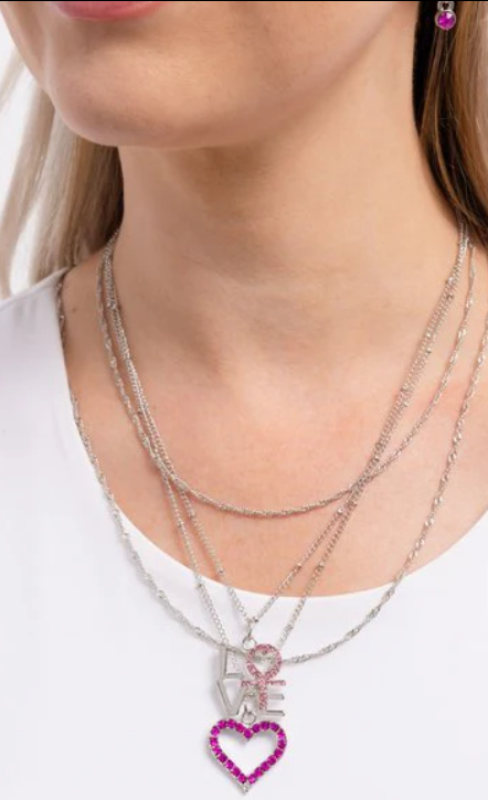 Courting Caliber Pink Necklace