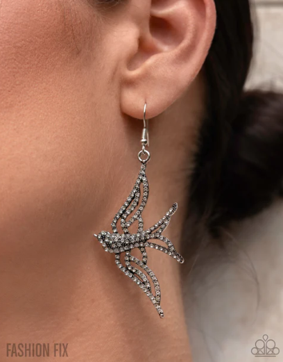 Show Me The World White Earrings