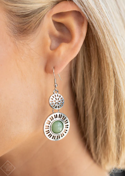 Ocean Orchard Green Earring