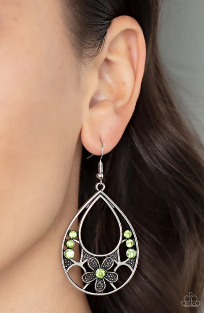 Meadow Marvel Green Earrings