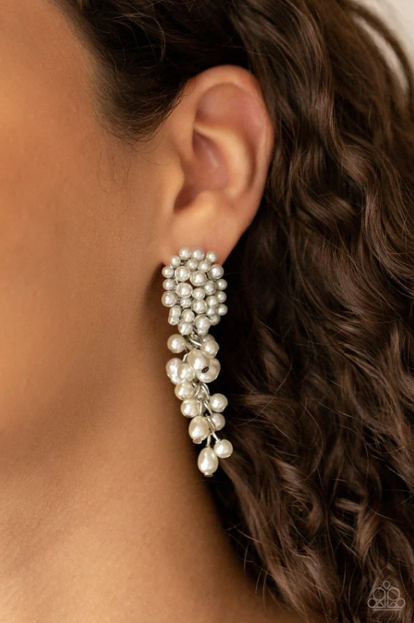 Fabulously Flattering White Post Earring