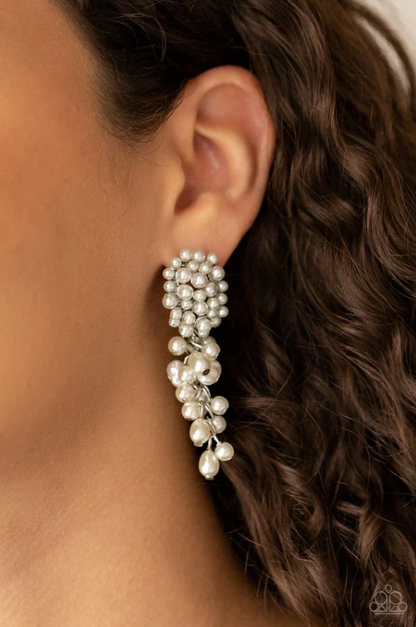 Fabulously Flattering White Post Earring