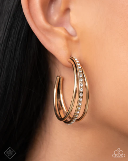 Commanding Culture Gold Earrings