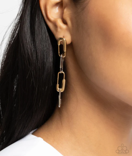 LINKED LAUNCH MULTI POST EARRING