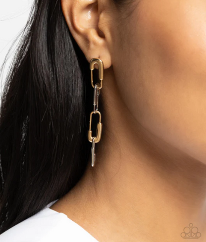 LINKED LAUNCH MULTI POST EARRING