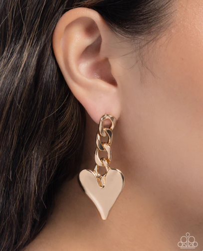 Mechanic Match Gold Earrings
