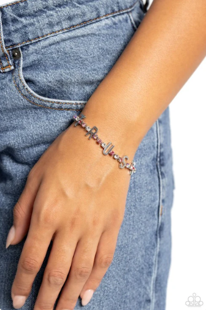I WILL TRUST IN YOU PINK BRACELET