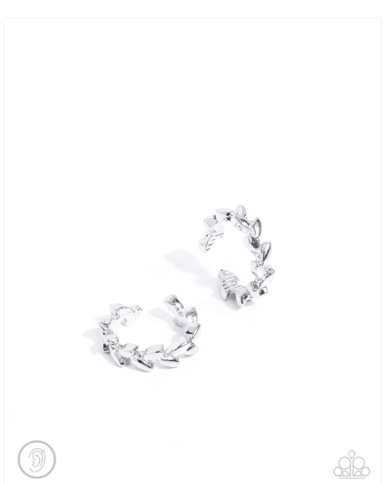 Laurel Limit Silver Ear Cuff