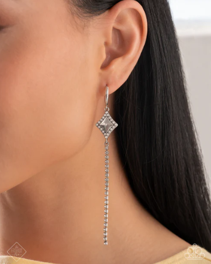 Soft-Hearted Sentiment White Earrings
