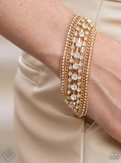 Interstellar Interlude Gold Bracelet