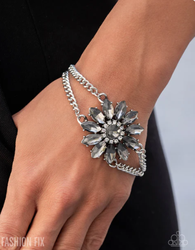 Edge of Elegance Silver Bracelet