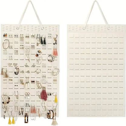 Felt Hanging Jewelry Organizer - Foldable Storage Bag
