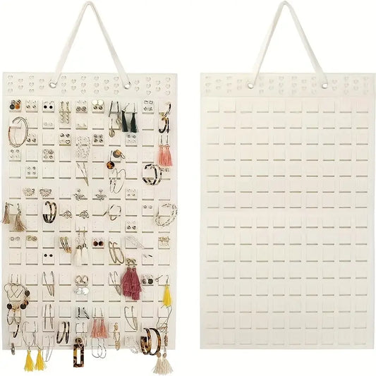 Felt Hanging Jewelry Organizer - Foldable Storage Bag