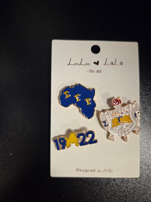 Sigma Gamma Rho Pin Set