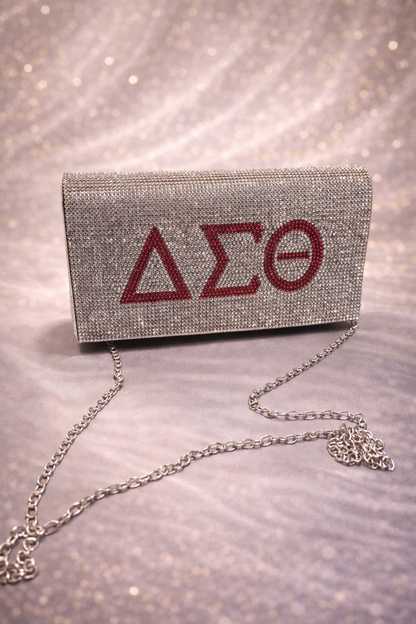 Delta Sigma Theta Rhinestone Clutch