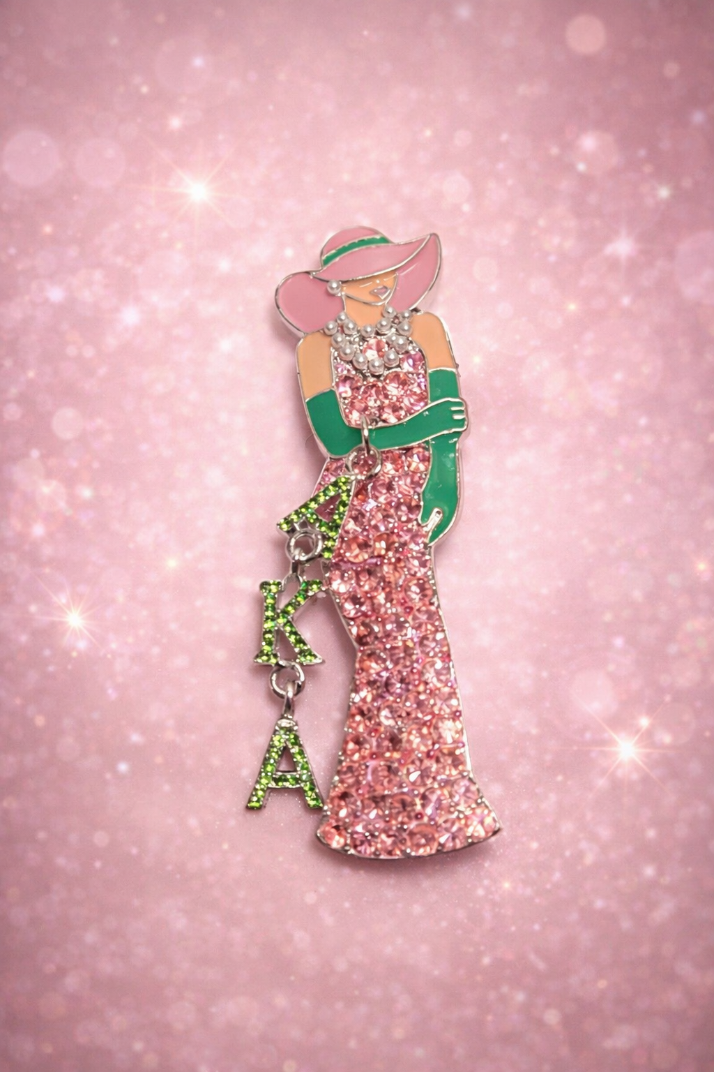 AKA Crystal Statement Brooch