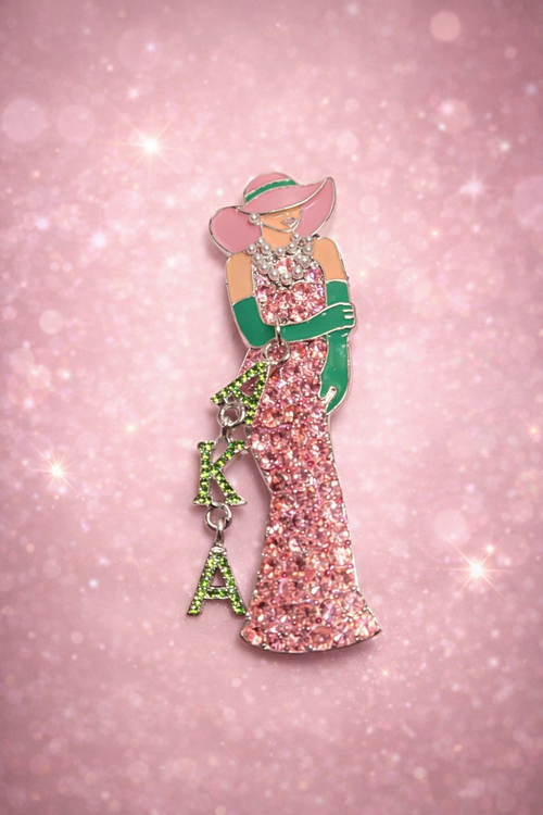 AKA Crystal Statement Brooch