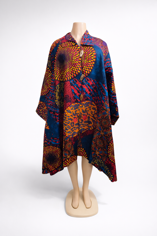 Bold Mosaic Statement Dress