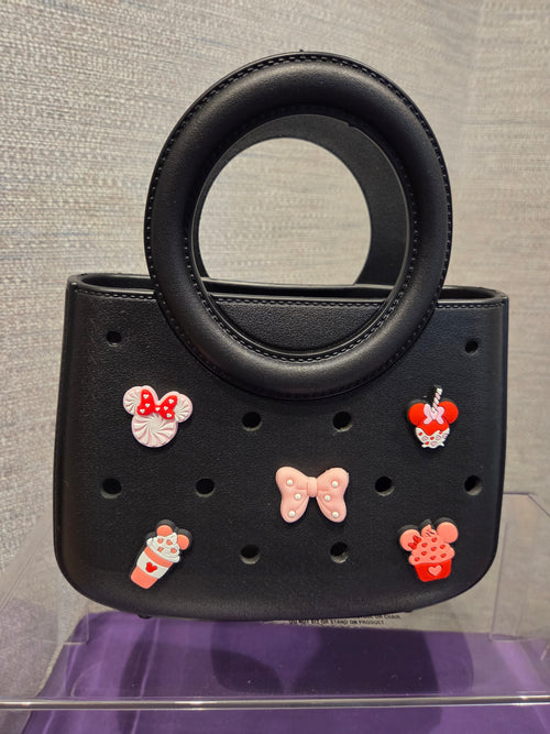 Black Charm-Hole Mini Tote Bag – Sweet Accent Edition
