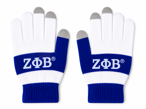 Zeta Phi Beta Knit Touch Screen Gloves