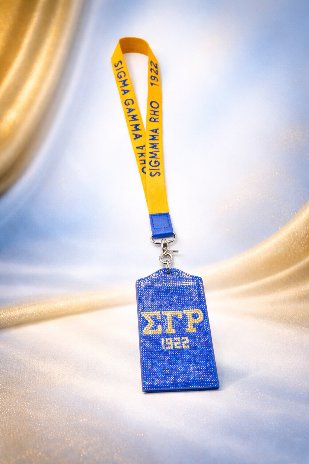 Sigma Gamma Rho Bling Lanyard ID Holder