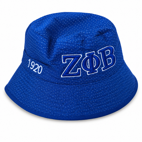 Zeta Phi Beta Blue Bucket Hat